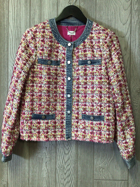 Ecru Tweed Jacket Size Small
